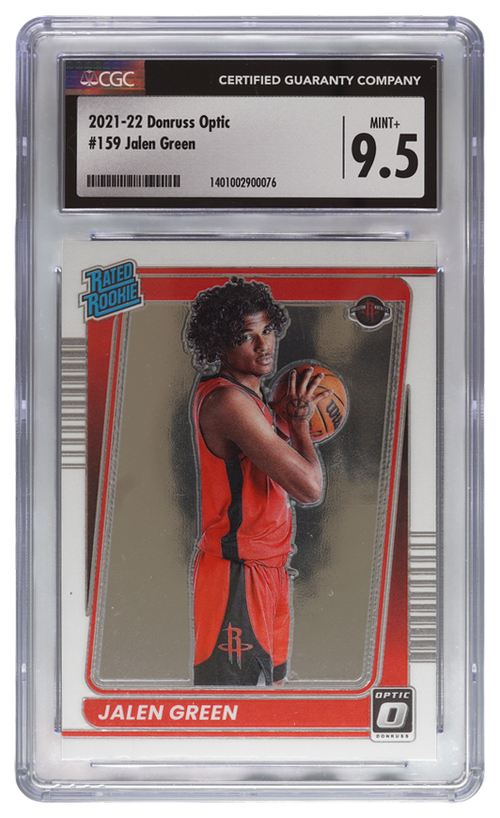 Jalen Green trading card
