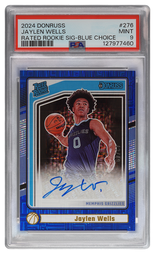 Jaylen Wells trading card