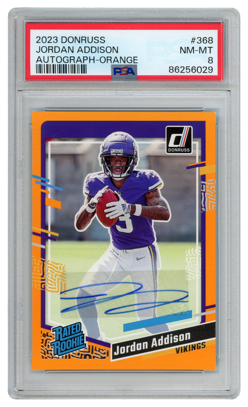 Jordan Addison trading card