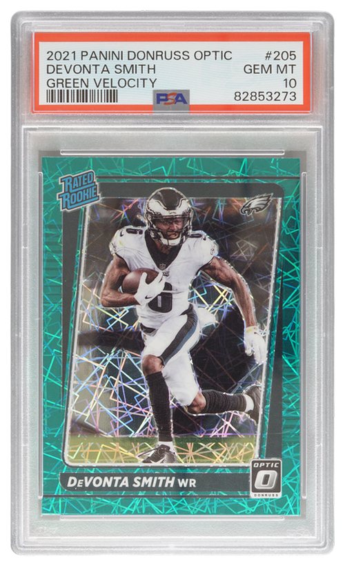 DeVonta Smith trading card