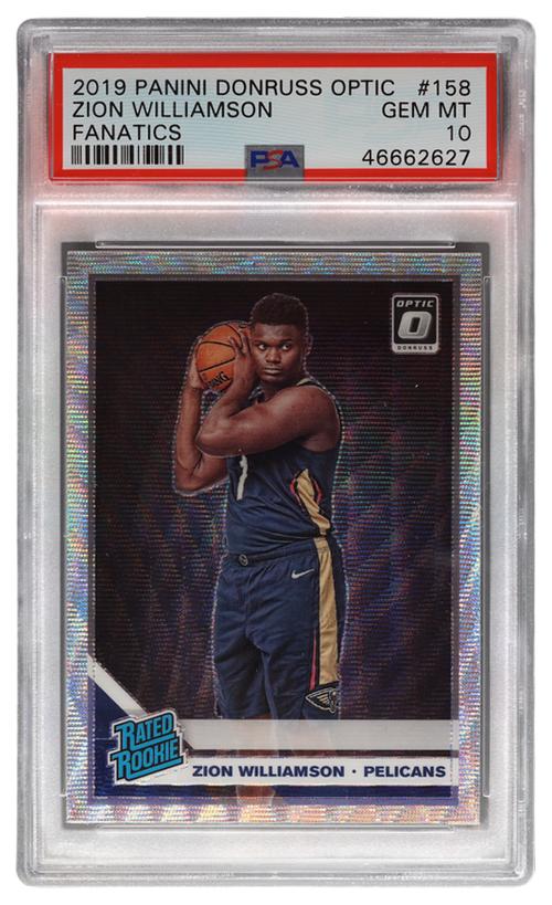 Zion Williamson trading card