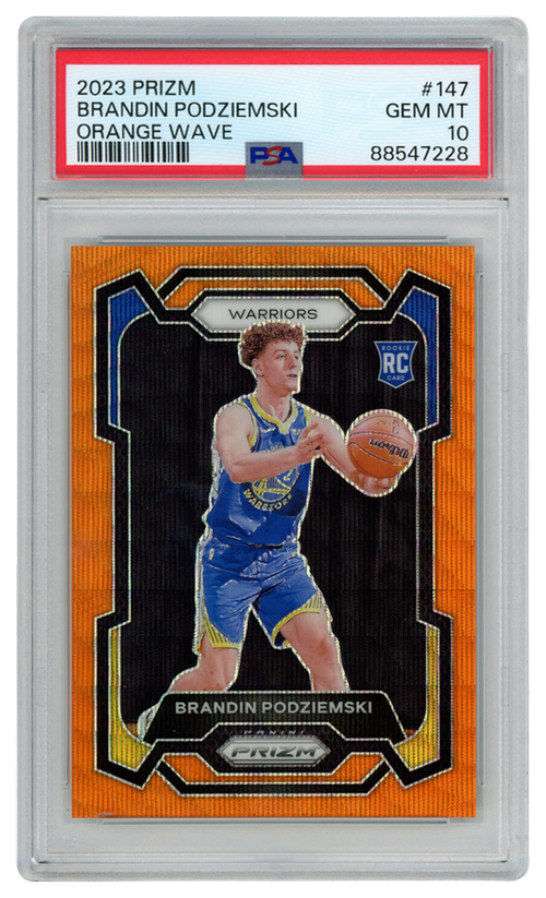 Brandin Podziemski trading card