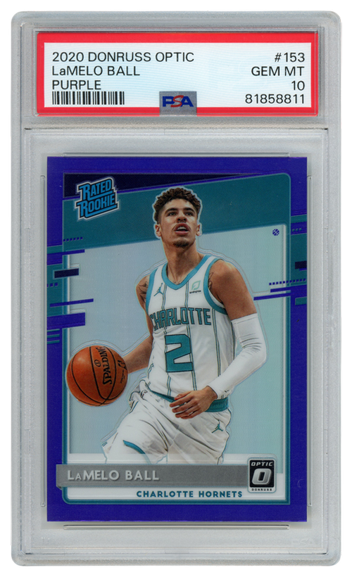 LaMelo Ball trading card