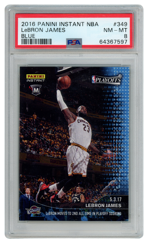 Lebron James trading card