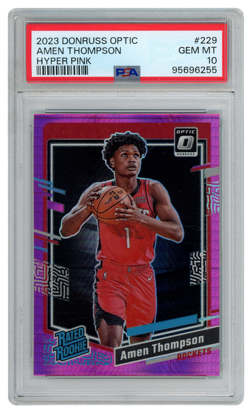 Amen Thompson trading card