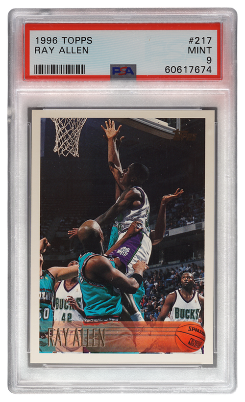 Ray Allen trading card
