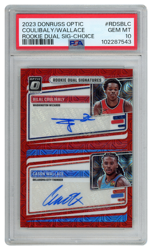 Bilal Coulibaly/Cason Wallace trading card