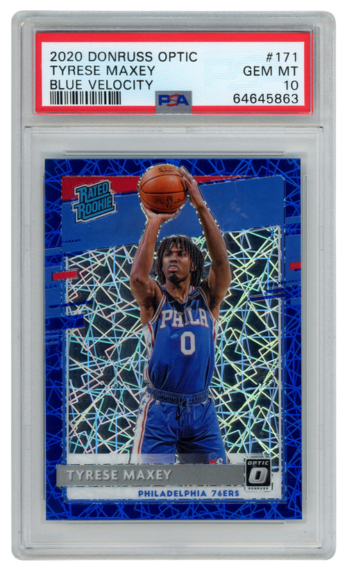 Tyrese Maxey trading card
