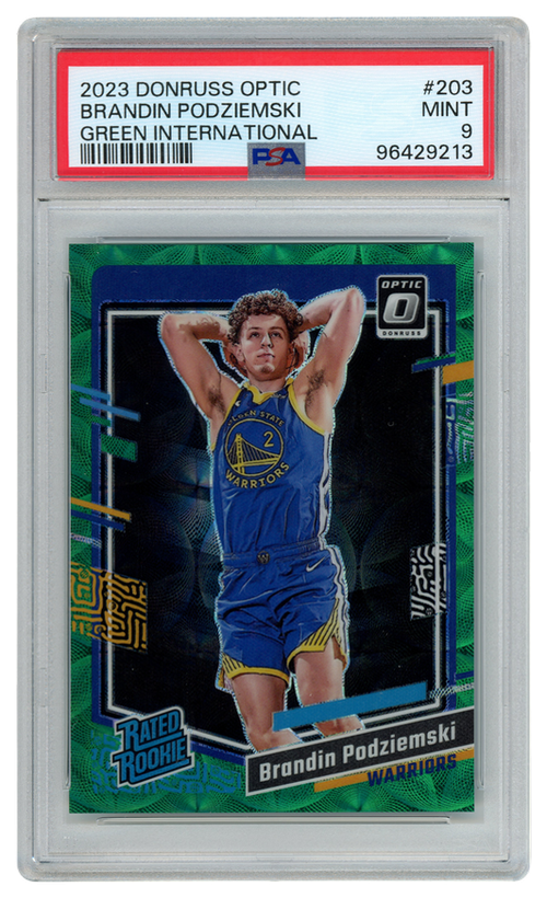 Brandin Podziemski trading card