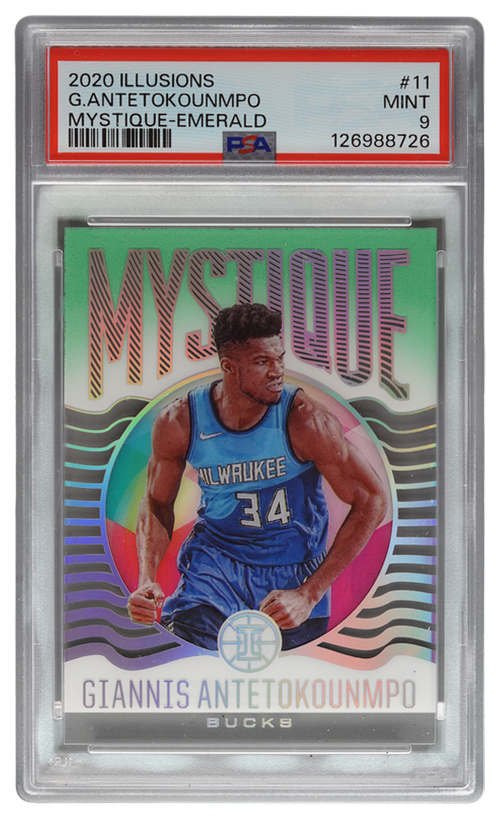 Giannis Antetokounmpo trading card
