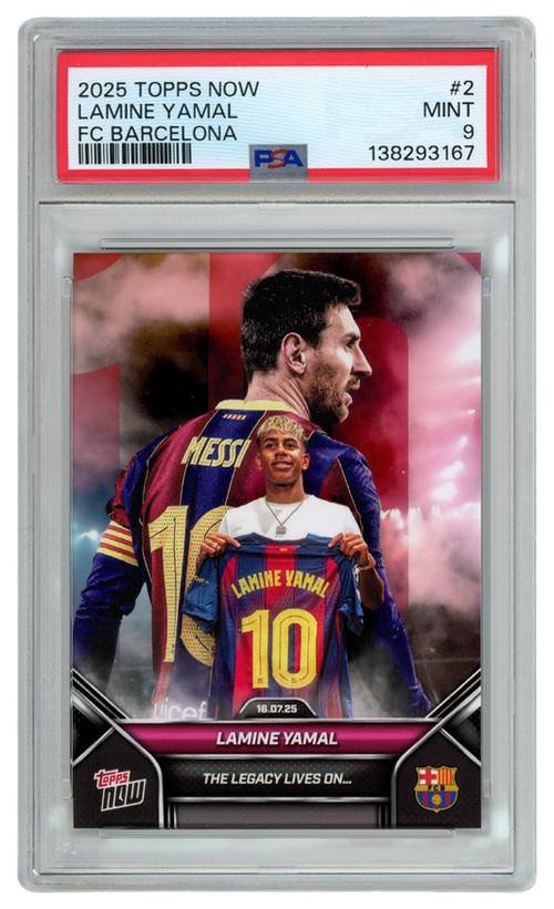 Lamine Yamal trading card
