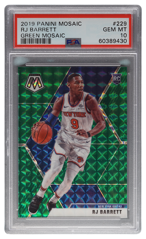 RJ Barrett trading card