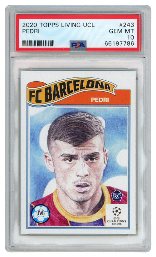 Pedri trading card