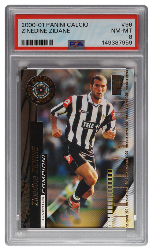 Zinedine Zidane trading card