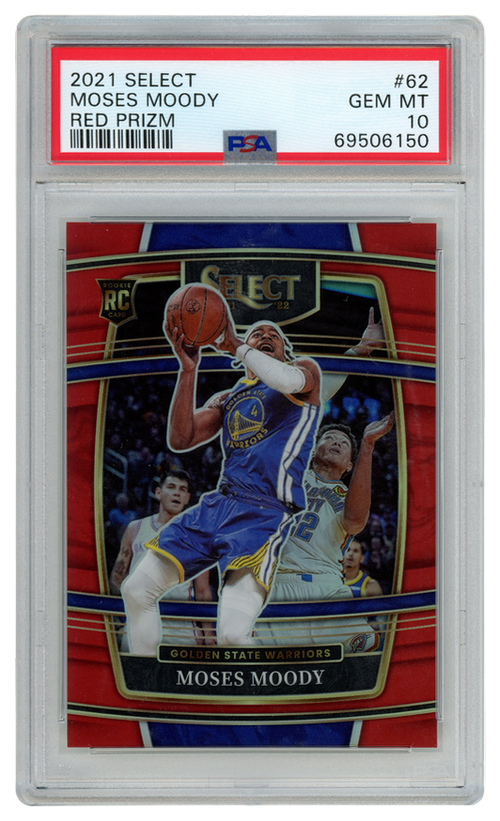 Moses Moody trading card