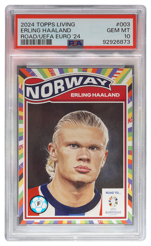 Erling Haaland trading card