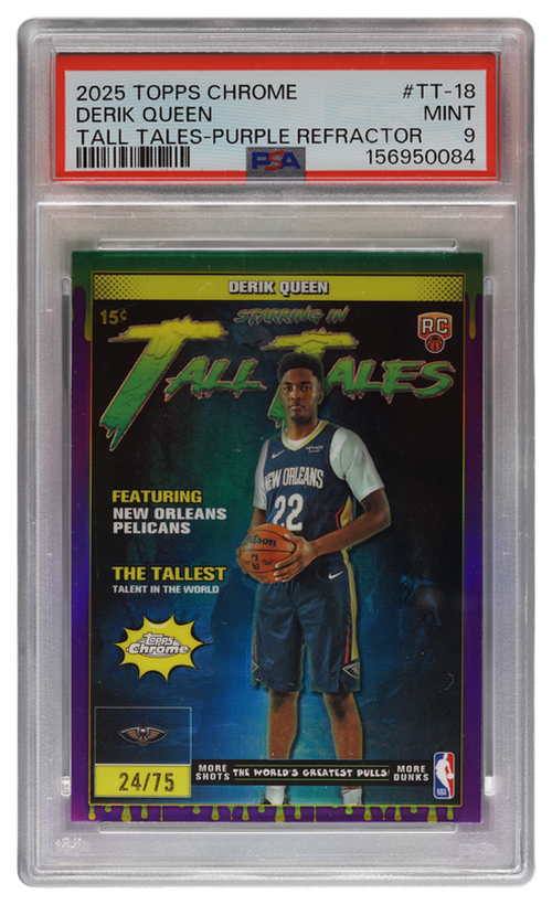Derik Queen trading card