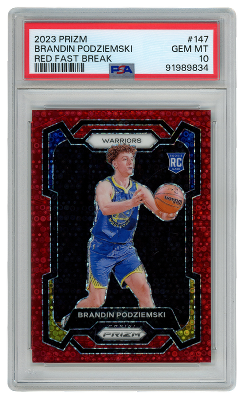Brandin Podziemski trading card