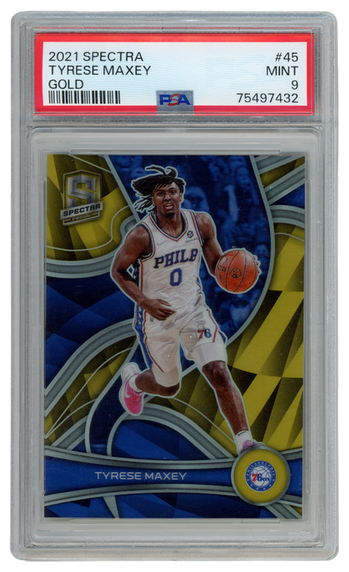 Tyrese Maxey trading card