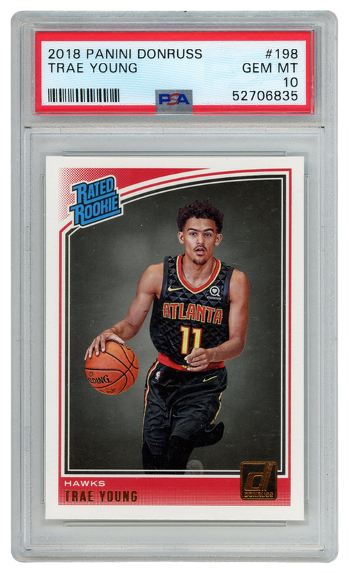Trae Young trading card