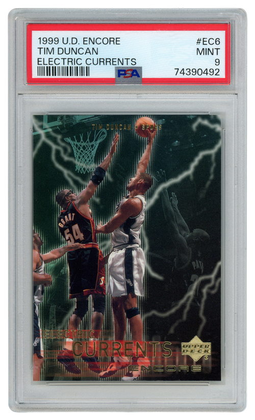 Tim Duncan trading card