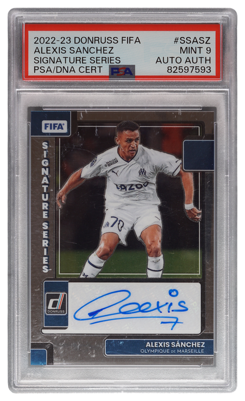 Alexis Sanchez trading card