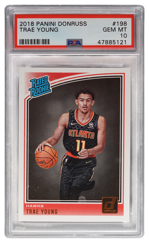 Trae Young trading card