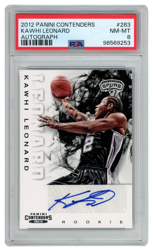 Kawhi Leonard trading card