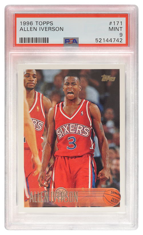 Allen Iverson trading card