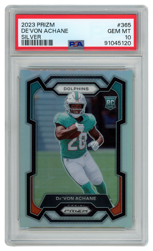 De'Von Achane trading card