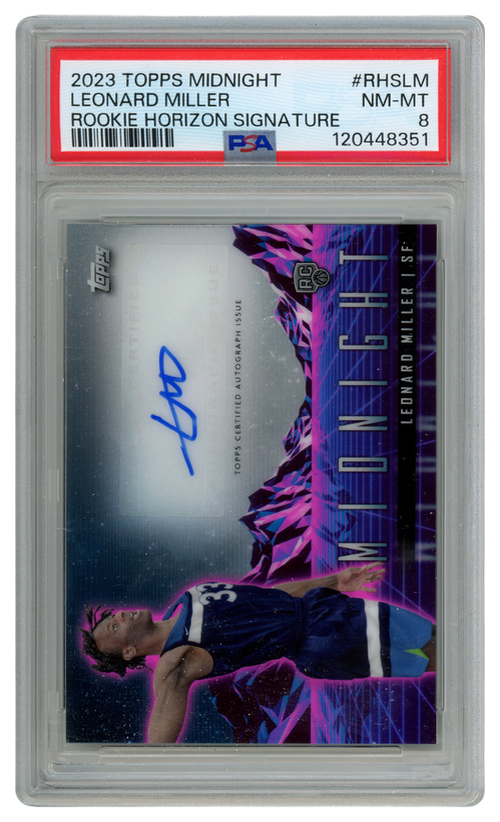 Leonard Miller trading card