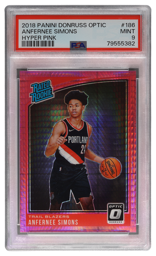 Anfernee Simons trading card